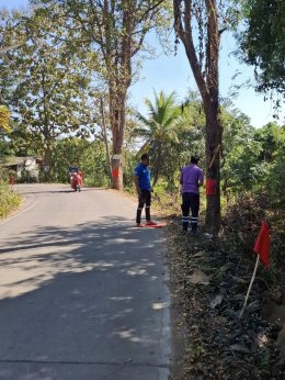 ติดตั้งธงแดงตามจุดทางโค้งอันตรายเสี่ยงอุบัติเหตุและได้ติดตั้งป้ายเตือนเมาไม่ขับทั้ง4หมู่บ้านในเขตเทศบาลตำบลท่าเชียงทอง