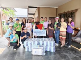 ลงพื้นที่มอบผ้าอ้อมผู้ใหญ่ให้แก่ผู้สูงอายุที่มีภาวะพึ่งพิงในเขตพื้นที่เทศบาลตำบลท่าเชียงทอง