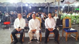 ร่วมฟังสวดพระธรรมเทศนา 1 กัณฑ์และสวดพระอภิธรรม ในงานบำเพ็ญกุศลพระราชทานเพลิงศพ พระครูโสภิต ศีลสังวร