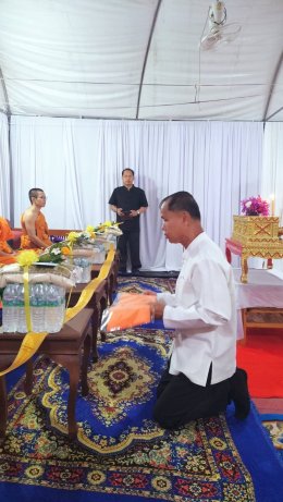ร่วมฟังสวดพระธรรมเทศนา 1 กัณฑ์และสวดพระอภิธรรม ในงานบำเพ็ญกุศลพระราชทานเพลิงศพ พระครูโสภิต ศีลสังวร