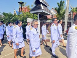 เข้าร่วมงานพระราชทานเพลิงศพ พระครูโสภิตศีลสังวร (หลวงปู่ครูบาสิงห์คำ เตชสีโล)