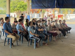  ลงพื้นที่ประชาคมอัตราค่าธรรมเนียมเกี่ยวกับการจัดการสิ่งปฏิกูลมูลฝอยและร่วมเปิดโครงการอบรมการพอกเข่าด้วยสมุนไพรสูตรร้อน