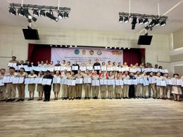 เข้าร่วมพิธีลงนามบันทึกข้อตกลงความร่วมมือ เพื่อขับเคลื่อนการแก้ไขปัญหาเด็กและเยาวชนนอกระบบการศึกษาให้กลายเป็นศูนย์ (Thailand Zero Dropout) จังหวัดลำพูน ระดับอำเภอและระดับตำบล 