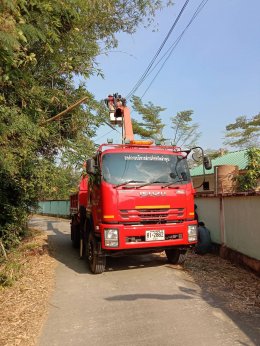 ดำเนินการแก้ไขไฟฟ้าสาธารณะจุดที่มีความเสี่ยงอันตราย และจุดที่มีความยากลำบากต่อการปฎิบัติงาน