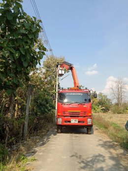 ดำเนินการแก้ไขไฟฟ้าสาธารณะจุดที่มีความเสี่ยงอันตราย และจุดที่มีความยากลำบากต่อการปฎิบัติงาน