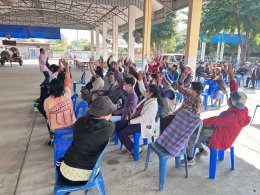 ลงพื้นที่ประชาคมจัดทำแผนและประสานแผนพัฒนาพื้นที่ในระดับอำเภอและตำบล หมู่บ้าน