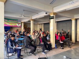 ลงพื้นที่ประชาคมจัดทำแผนและประสานแผนพัฒนาพื้นที่ในระดับอำเภอและตำบล หมู่บ้าน