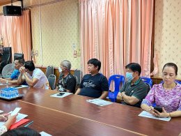 การประชุมผู้สมัครรับเลือกตั้งสมาชิกสภาเทศบาลและนายกเทศมนตรี ผ่านระบบ Zoom Meeting เพื่อชี้แจงข้อกฎหมาย ระเบียบ