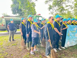 จัด"กิจกรรมปรับปรุงภูมิทัศน์ ตัดกิ่งไม้ที่บดบังทัศนะวิสัย จุดเสี่ยงอุบัติเหตุ ในเขตพื้นที่เทศบาลตำบลท่าเชียงทอง" ภายใต้การดำเนินโครงการเสริมสร้างศักยภาพชุมชนท้องถิ่น สร้างชีวิตวิถีใหม่ สู่อำเภอขับขี่ปลอดภัย