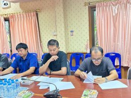 ประชุมคณะกรรมการพัฒนาเทศบาลตำบลท่าเชียงทอง เพื่อพิจารณาร่างแผนการดำเนินงานประจำปีงบประมาณ พ.ศ. 2569