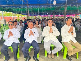 เข้าร่วมงานพิธีผูกพัทธสีมา ปิดทองฝังลูกนิมิต 