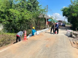 ลงพื้นที่ตรวจเยี่ยมหน้างานโครงการขยายไหล่ทาง