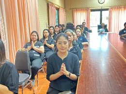 เข้าร่วมพิธีเจริญพระพุทธมนต์ และบำเพ็ญจิตตภาวนา