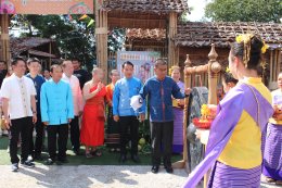 เข้าร่วมพิธีเปิด กาดชุมชนวิถีคนยอง ตำบลหนองยวง อำเภอเวียงหนองล่อง จังหวัดลำพูน