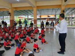 เป็นวิทยากรให้ความรู้แก่ผู้เข้ารับการอบรมโครงการคัดแยกขยะเพื่อโรงเรียนสะอาดปราศจากโรคภัย ประจำปีงบประมาณ 2569