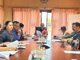 ประชุมคณะกรรมการศูนย์ยุติธรรมชุมชนเทศบาลตำบลท่าเชียงทอง