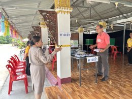 ออกตรวจเยี่ยมและสังเกตุการณ์ ณ หน่วยเลือกตั้ง ในเขตเทศบาลตำบลท่าเชียงทอง