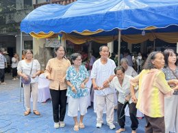 เข้าร่วมทำบุญงานประจำปีสรงน้ำพระธาตุเจดีย์สหลีจอมยอง วัดสันมะกรูด และสรงน้ำกู่อัฐิ ครูบากาบ กาวิโล อดีตเจ้าอาวาสวัดสันมะกรูด
