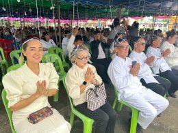 เข้าร่วมงานพิธีผูกพัทธสีมา ปิดทองฝังลูกนิมิต 