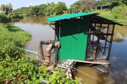 ลงพื้นที่สำรวจเครื่องสูบน้ำด้วยพลังงานไฟฟ้า