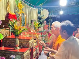 ร่วมกิจกรรมตามโครงการอบรมคุณธรรมจริยธรรมแก่เด็กและเยาวชน ประชาชน หลักสูตรธรรมะพัฒนาคน