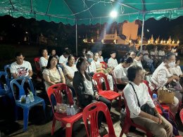 ร่วมกิจกรรมตามโครงการอบรมคุณธรรมจริยธรรมแก่เด็กและเยาวชน ประชาชน หลักสูตรธรรมะพัฒนาคน