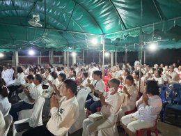 ร่วมกิจกรรมตามโครงการอบรมคุณธรรมจริยธรรมแก่เด็กและเยาวชน ประชาชน หลักสูตรธรรมะพัฒนาคน