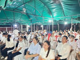 ร่วมกิจกรรมตามโครงการอบรมคุณธรรมจริยธรรมแก่เด็กและเยาวชน ประชาชน หลักสูตรธรรมะพัฒนาคน