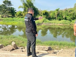 ลงพื้นที่ตรวจประตูกั้นน้ำบริเวณฝายสบตาที่ชำรุดและวางแผนการแก้ไขปัญหาให้กับเกษตรกรผู้ใช้น้ำจากลำน้ำกวงและลงพื้นที่ตรวจสอบลำเหมือง พนังกั้นน้ำ