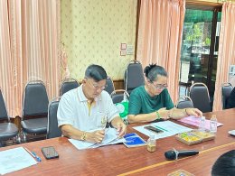 ประชุมคณะกรรมการศูนย์พัฒนาคุณภาพชีวิตผู้สูงอายุและผู้พิการเทศบาลตำบลท่าเชียงทอง
