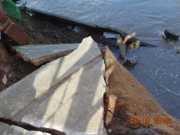 ร่วมสำรวจความเสียหายและเยี่ยมผู้ได้รับผลกระทบจากน้ำแม่ทาไหลกัดเซาะกำแพงบ้านเรือนราษฎรหมู่ที่ 9