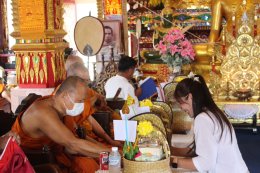 เข้าร่วมทำบุญงานประจำปีสรงน้ำพระธาตุเจดีย์สหลีจอมยอง วัดสันมะกรูด และสรงน้ำกู่อัฐิ ครูบากาบ กาวิโล อดีตเจ้าอาวาสวัดสันมะกรูด