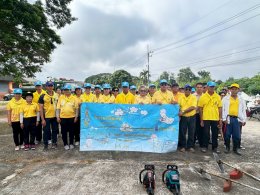 จัด"กิจกรรมปรับปรุงภูมิทัศน์ ตัดกิ่งไม้ที่บดบังทัศนะวิสัย จุดเสี่ยงอุบัติเหตุ ในเขตพื้นที่เทศบาลตำบลท่าเชียงทอง"