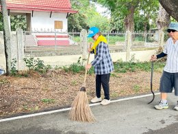 จัด"กิจกรรมปรับปรุงภูมิทัศน์ ตัดกิ่งไม้ที่บดบังทัศนะวิสัย จุดเสี่ยงอุบัติเหตุ ในเขตพื้นที่เทศบาลตำบลท่าเชียงทอง" ภายใต้การดำเนินโครงการเสริมสร้างศักยภาพชุมชนท้องถิ่น สร้างชีวิตวิถีใหม่ สู่อำเภอขับขี่ปลอดภัย