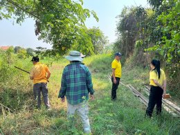 ลงพื้นที่ตรวจสอบบ้านพักพนักงานดูแลสถานีสูบน้ำ จากเหตุได้รับแจ้งมีการลักขโมยสิ่งของสถานีสูบน้ำ หมู่ที่ 2 บ้านสันมะกรูด