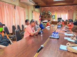 เข้าร่วมประชุมปรึกษาหารือแนวทางการบริหารจัดการสถานีสูบน้ำด้วยพลังไฟฟ้า หมู่ที่ 2 บ้านสันมะกรูด