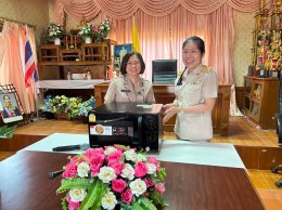 ร่วมกิจกรรมส่งท้ายอย่างเกษม (เหตุออกจากราชการด้วยเหตุลาออก) นางนุสรา ไชยชนะใหญ่ ผู้อำนวยการกองคลัง