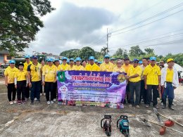 จัด"กิจกรรมปรับปรุงภูมิทัศน์ ตัดกิ่งไม้ที่บดบังทัศนะวิสัย จุดเสี่ยงอุบัติเหตุ ในเขตพื้นที่เทศบาลตำบลท่าเชียงทอง"