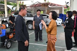 ลงพื้นที่ตรวจเยี่ยม การก่อสร้าง อาคารศูนย์พัฒนาคุณภาพชีวีตและส่งเสริมผู้สูงอายุ เทศบาลตำบลท่าเชียงทอง