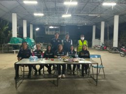 ตรวจเยี่ยมด่านหมู่บ้านทั้ง 4 หมู่บ้านในเขตเทศบาลตำบลท่าเชียงทอง