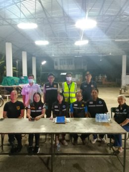 ตรวจเยี่ยมด่านหมู่บ้านทั้ง 4 หมู่บ้านในเขตเทศบาลตำบลท่าเชียงทอง