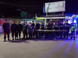 ตรวจเยี่ยมด่านหมู่บ้านในเขตเทศบาลตำบลท่าเชียงทอง