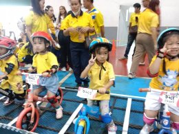 เข้าร่วมการแข่งขันจักรยานขาไถ (Balance Bike) เฉลิมพระเกียรติ พระบาทสมเด็จพระเจ้าอยู่หัว เนื่องในโอกาสพระราชพิธีมหามงคลเฉลิมพระชนม์พรรษา 6 รอบ 28 กรกฎาคม 2567