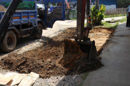 ลงพื้นที่ตรวจเยี่ยมหน้างานโครงการซ่อมแซมขยายไหล่ทาง