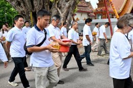 ร่วมกิจกรรมถวายเทียนพรรษา ตามโครงการถวายเทียนเข้าพรรษา ประจำปีงบประมาณ พ.ศ 2569