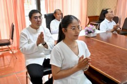 ร่วมพิธีเจริญพระพุทธมนต์เจริญจิตภาวนา (ออนไลน์) และร่วมกิจกรรมรวมพลังสร้างสัปปายะสู่วัดด้วยวิถี 5 ส.