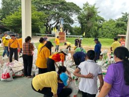 จัดกิจกรรมจิตอาสา โดยร่วมกันบรรจุกระสอบทราย เพื่อเตรียมความพร้อมป้องกันรับมือกับปัญหาเหตุอุทกภัยที่อาจจะเกิดขึ้นในเขตพื้นที่เทศบาลตำบลท่าเชียงทอง