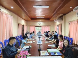 เข้าร่วมประชุมคัดเลือกคณะกรรมการบริหารชมรมผู้สูงอายุเทศบาลตำบลท่าเชียงทองแทนคณะกรรมการบริหารชมรมผู้สูงอายุที่หมดวาระ