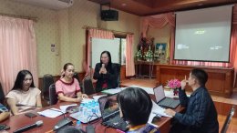 เข้าร่วมประชุมคัดเลือกคณะกรรมการบริหารชมรมผู้สูงอายุเทศบาลตำบลท่าเชียงทองแทนคณะกรรมการบริหารชมรมผู้สูงอายุที่หมดวาระ