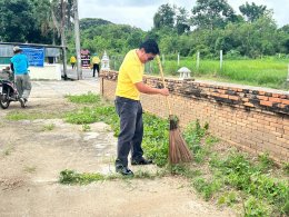 จัด"กิจกรรมปรับปรุงภูมิทัศน์ ตัดกิ่งไม้ที่บดบังทัศนะวิสัย จุดเสี่ยงอุบัติเหตุ ในเขตพื้นที่เทศบาลตำบลท่าเชียงทอง"